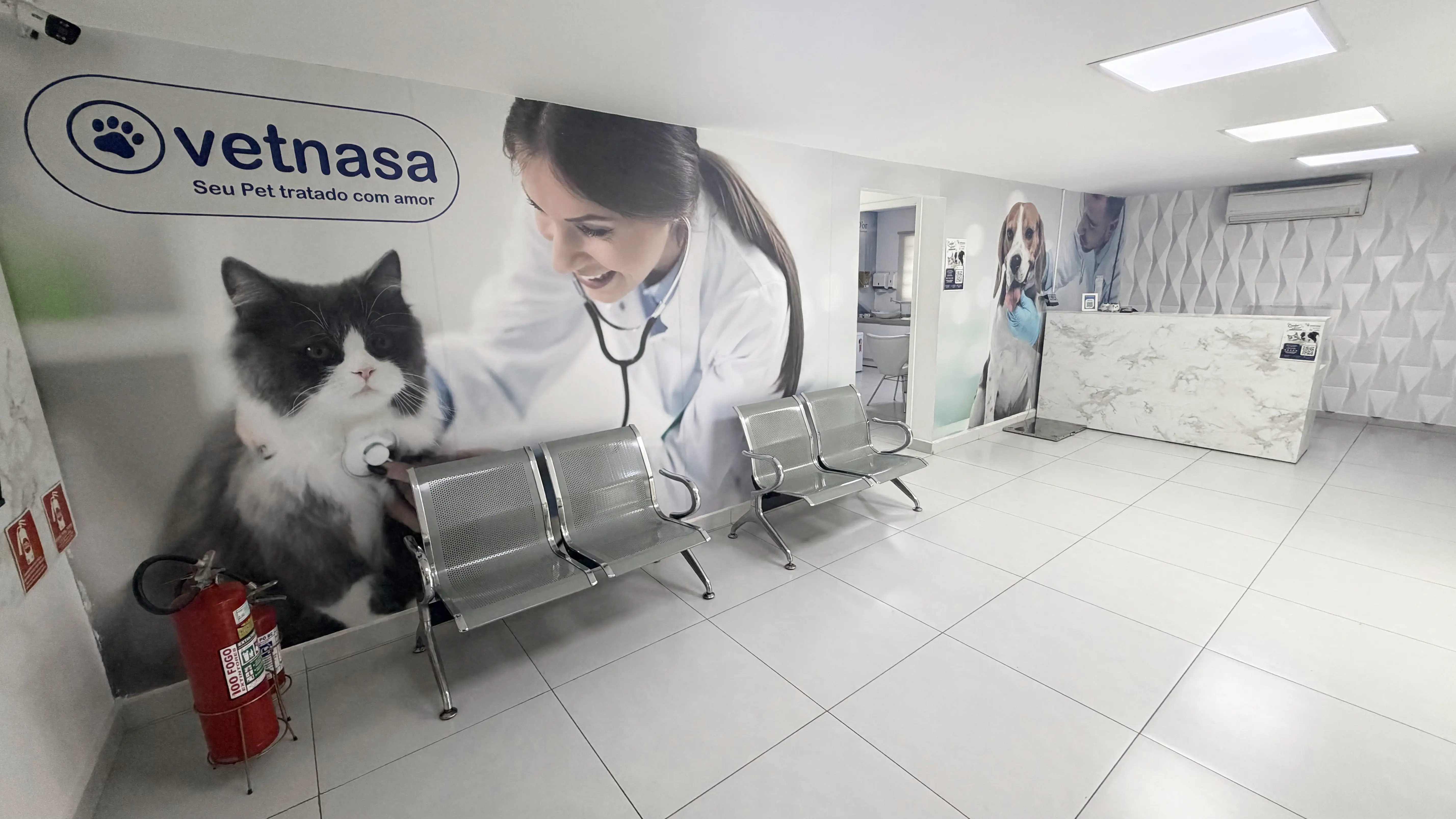 Recepção Hospital Veterinário Vetnasa Pacaembu